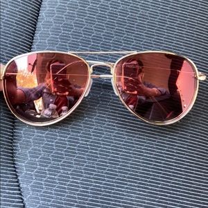 Aviator sunglasses from Express